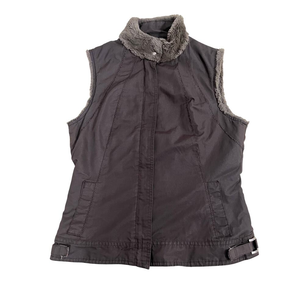 Hoaree Brown Vest With Fur Size XS